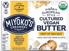 buttery spread is free from lactose, palm oil, gluten, and soy